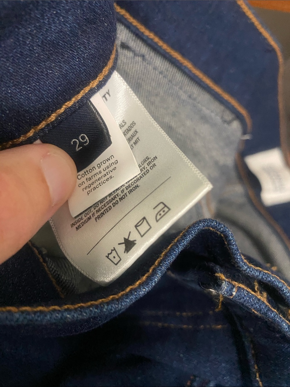 New Citizens of Humanity Lyra Dark Wide Leg Blue Indigo Raw Hem Cropped Jeans 29 - Picture 4 of 5